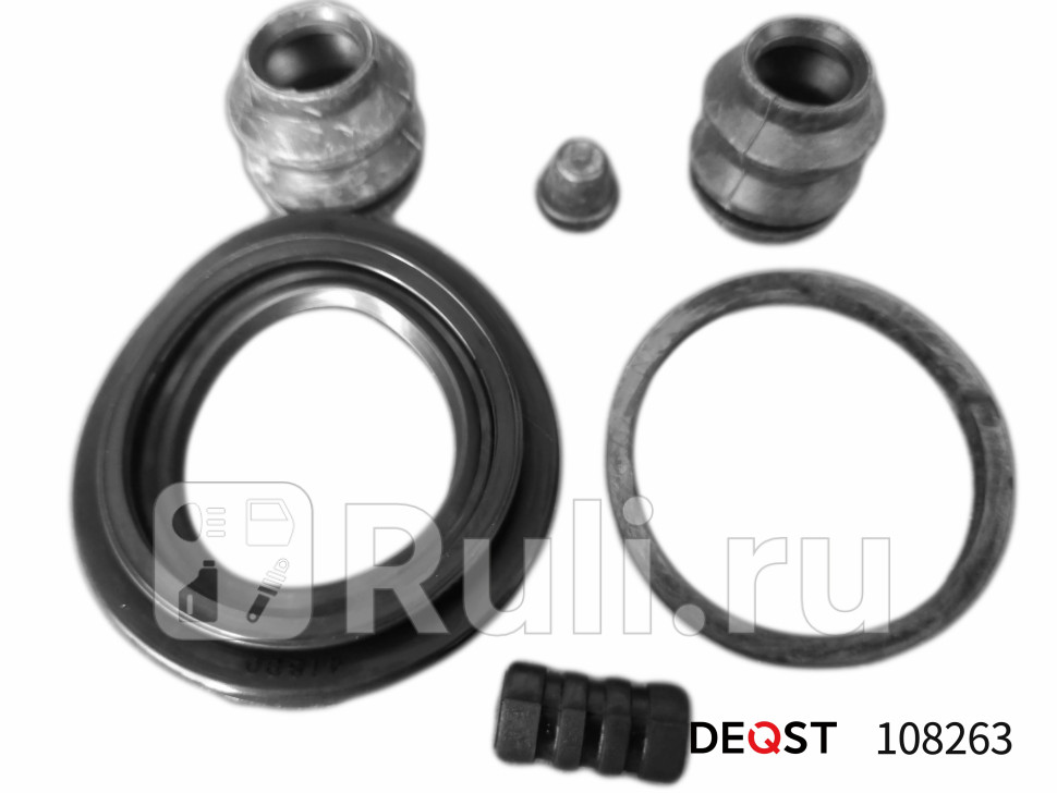 Ремкомплект тормозного суппорта заднего для поршня o 43 mm суппорт kasco применяемость kia sore DEQST 108263 300₽