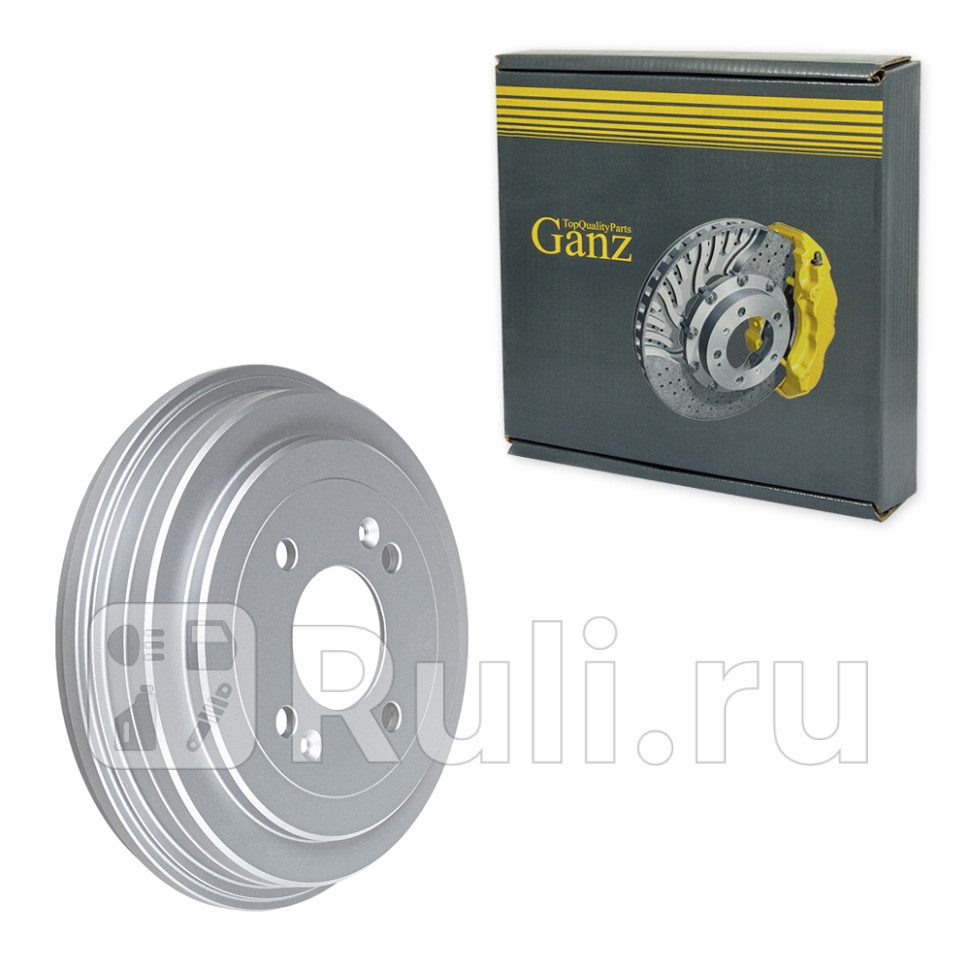 Барабан тормозной GANZ GIJ10185 3090₽
