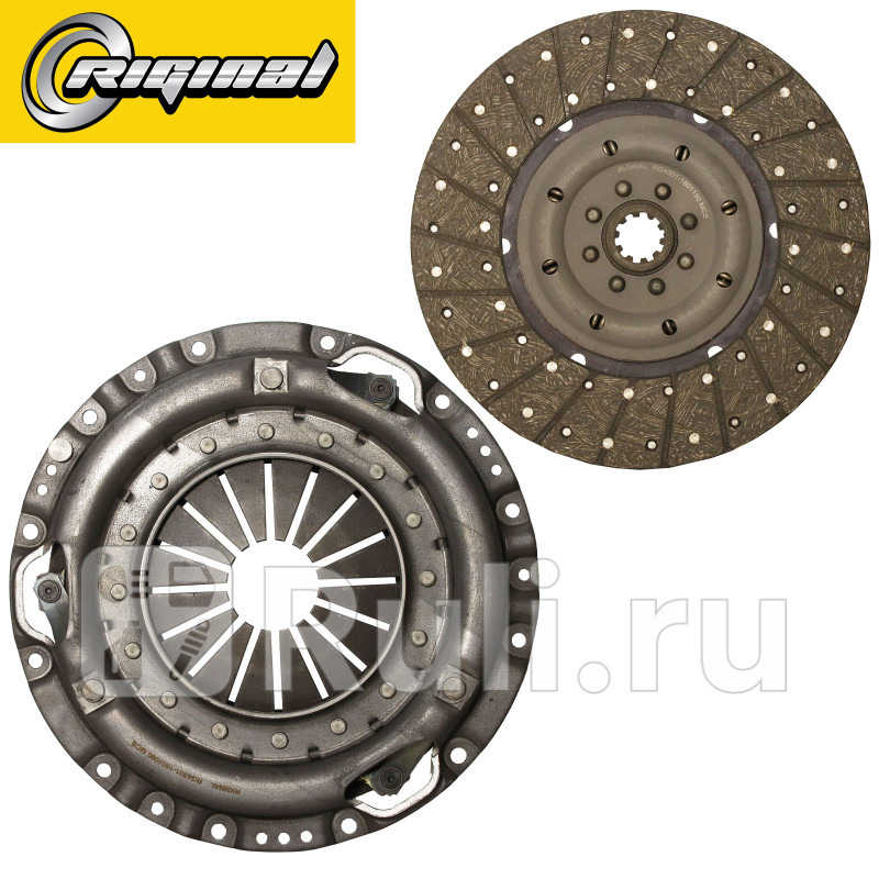 Пакет сцепления корзина диск для ам Г-330933084301 с двММЗ2457 Евро-2 вал d38мм Riginal RG4301-1601000 20990₽