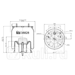 Пневмоп со стак Febi 38828 11130₽