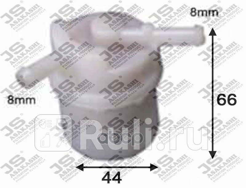 Фильтр топливный JS Asakashi FS814J 430₽
