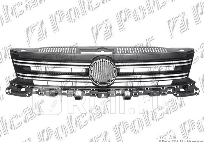 Решетка радиатора для Volkswagen Tiguan 2011-2016 Polcar 95X105 12960₽