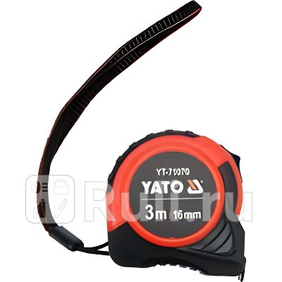 Рулетка 3 м х 16 мм YATO YT-71070 260₽