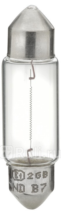 Лампа накаливания софитная 5w 24v sv85-8 omn mb krone neoplan Hella 8GM002092-241 60₽