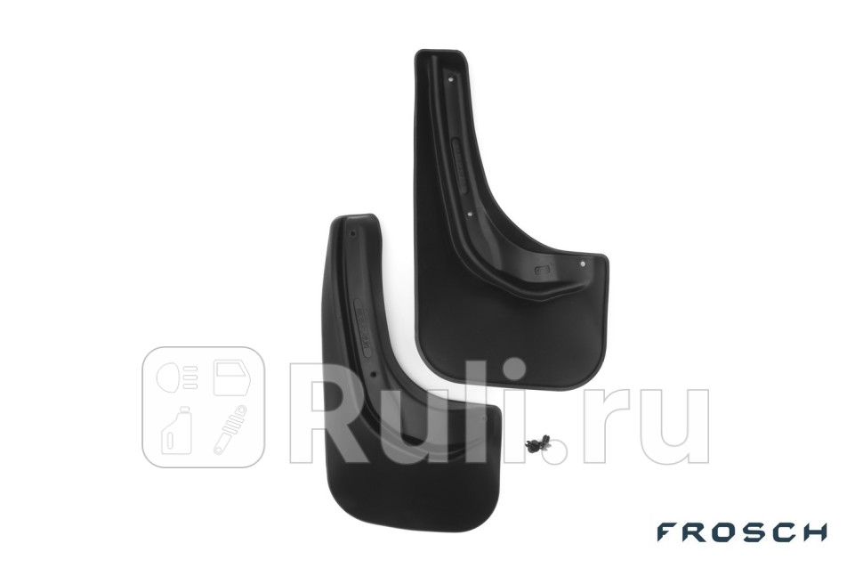 Брызговики задние комплект для Chevrolet Cruze 2009-2012 FROSCH NLF0813E10 1520₽