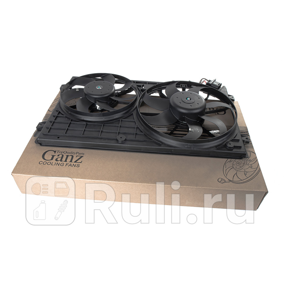 Вентилятор радиатора основного компл2шт GANZ GIC06235 14730₽