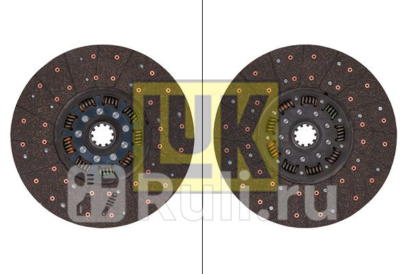 Диск сцепления 380gsz 1 34-10n lступ60 volvo f6s f7 fl6 n7 b6-12 LUK 338011710 0₽