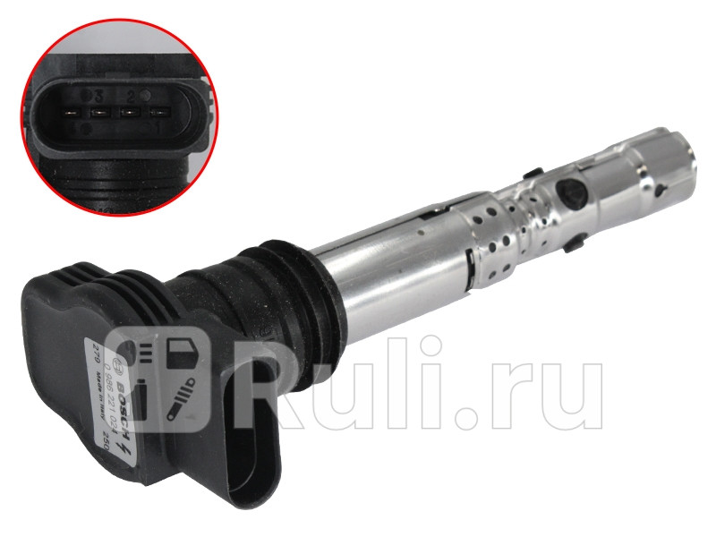 Катушка зажигания для Audi A4 B5 1994-1999 BOSCH 0986221024 3220₽