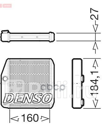 Радиатор отопителя DENSO DRR09076 9890₽