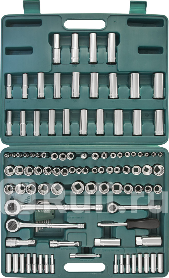Набор инструмента универсальный 14 38 и 12DR 107 предметов JONNESWAY S05H48107S 21740₽