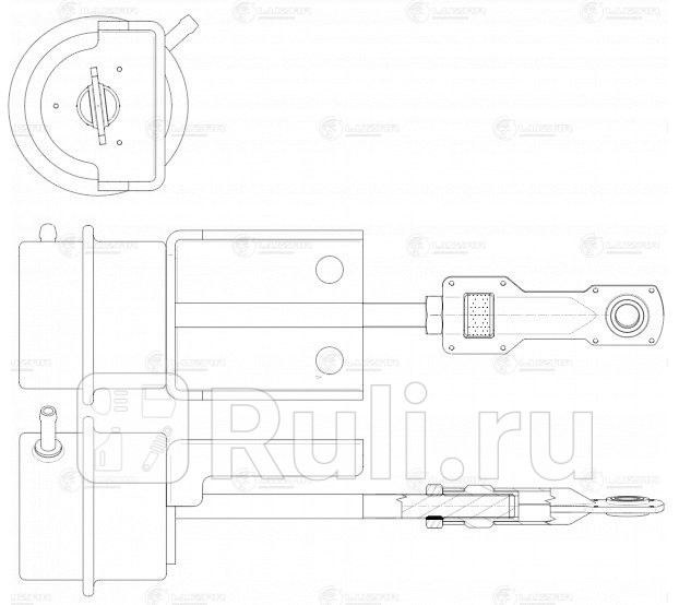 Актуатор турбокомпрессора для ам ГАЗель Бизнес Cummins ISF28 E-3 тип HE200WG LTC 0322 LUZAR LTC0322 3290₽