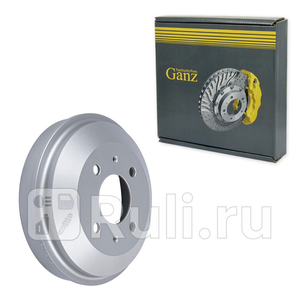 Барабан тормозной GANZ GIJ10186 2510₽