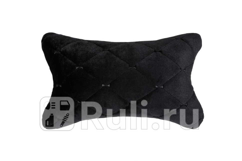 Автоподушка велюр ромб черн шов черн шт SEINTEX 98084 510₽
