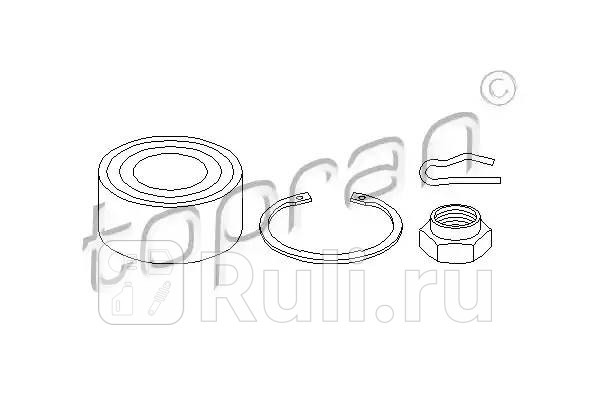 Подшипник ступицы колеса комплект HANS PRIES 720 198 001 0₽