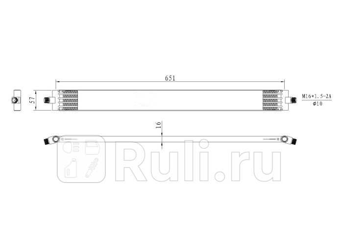 Масляный радиатор NRF 31813 19450₽