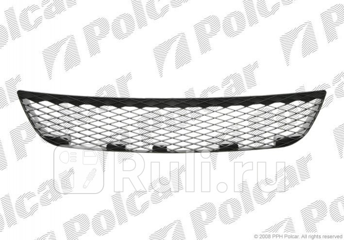 Решетка переднего бампера центральная для Mazda 3 bk седан 2003-2009 Polcar 454127-5 2090₽