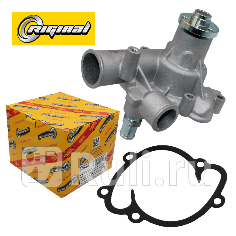 Насос водяной помпа дв406Г-31105 дв40525 с кондУАЗ дв40904 патрубки 4640мм Riginal RG4062-1307010-30 2070₽