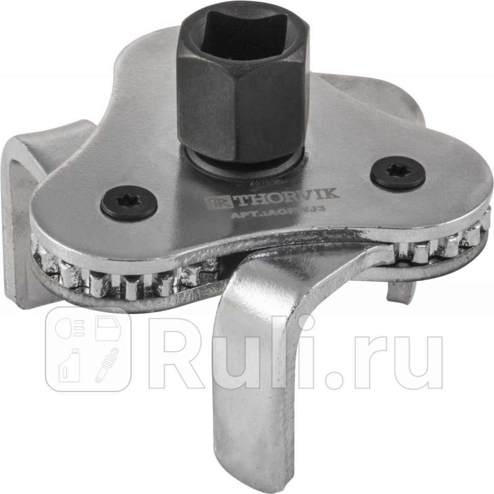 Съемник масляного фильтра краб 65-100 мм с плоскими захватами Thorvik THORVIK AOFWJ3 810₽