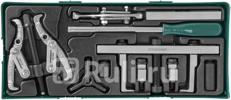 Набор для снятия шкивов в ложементе 9пр JONNESWAY AI10002SP 19590₽