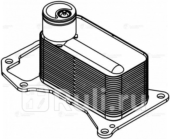 Радиатор масл для ам LUZAR LOC2601 7890₽