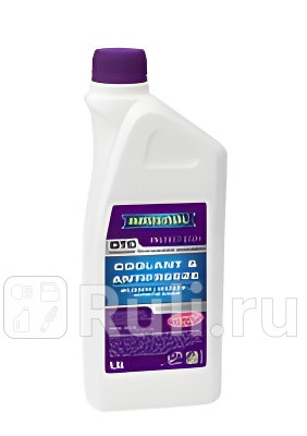 Антифриз Ravenol OTC Premix G12+ красно-лиловый 1,5 кг (концентрат)  Ravenol 4014835755413