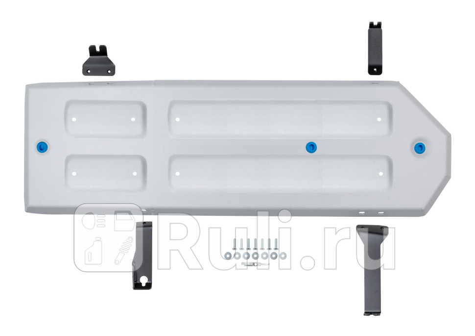 Защита топливного бака комплект крепежа для Tank 300 2021-2023 RIVAL 33348051 10380₽