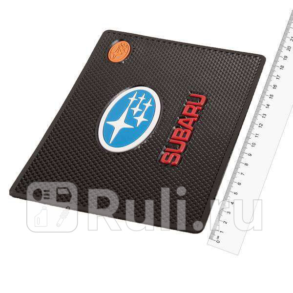 Коврик на панель противоскользящий Skyway 185 х 115 см черный с большой эмблемой Subaru SKYWAY HX-01 Subaru 180₽