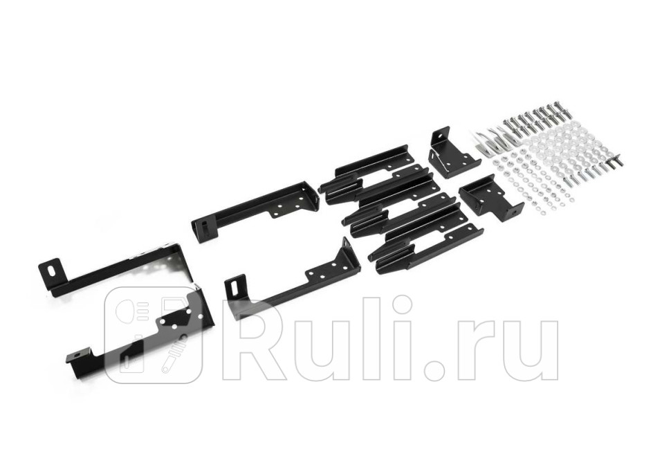 Крепеж к порогу (комплект) silver для Lada Largus (2012-) RIVAL 9.6001.2