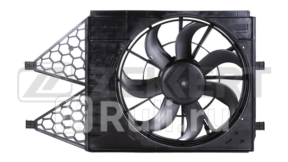 Вентилятор радиатора с кожухом VW Polo V 10- Skoda Rapid NH3 NK3 NK6 12- Fabia 542 07- Zekkert mk-7080 7720₽