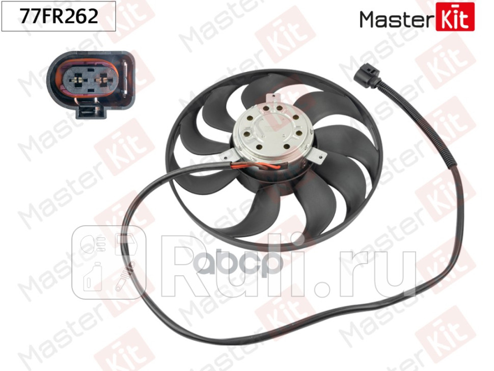 Вентилятор охлаждения радиатора Volkswagen TRANSPORTER V 7HA 7HH 7EA 7EH 7JD 7JE 2003 MASTERKIT 77FR262 5850₽