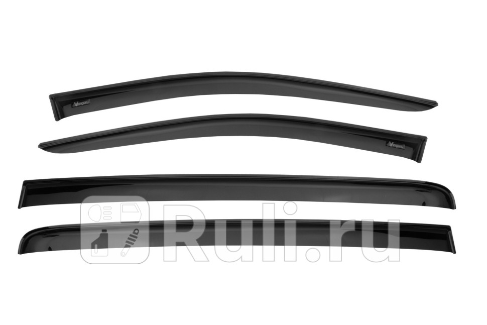 Дефлекторы окон 4 шт для Kia Sportage 4 2016-2021 Vinguru AFV90736 880₽