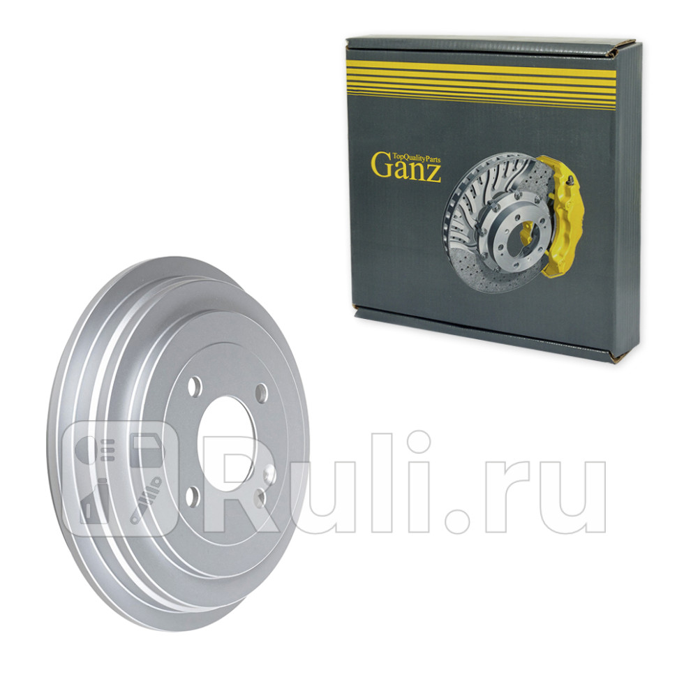 Барабан тормозной GANZ GIJ10169 2700₽