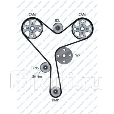 Ремень грм 179x320h toyota camry 25 v6 24v 88-91 DAYCO 94582 4540₽