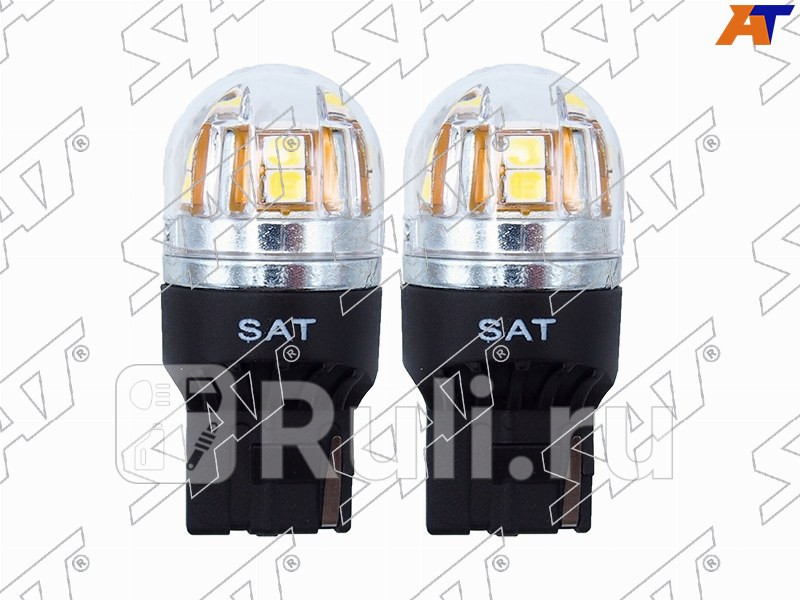 Лампа дополнительного освещения 12V W21W 28W 320LM Canbus LED Комплект 2 шт SAT ST-175-0060 1100₽