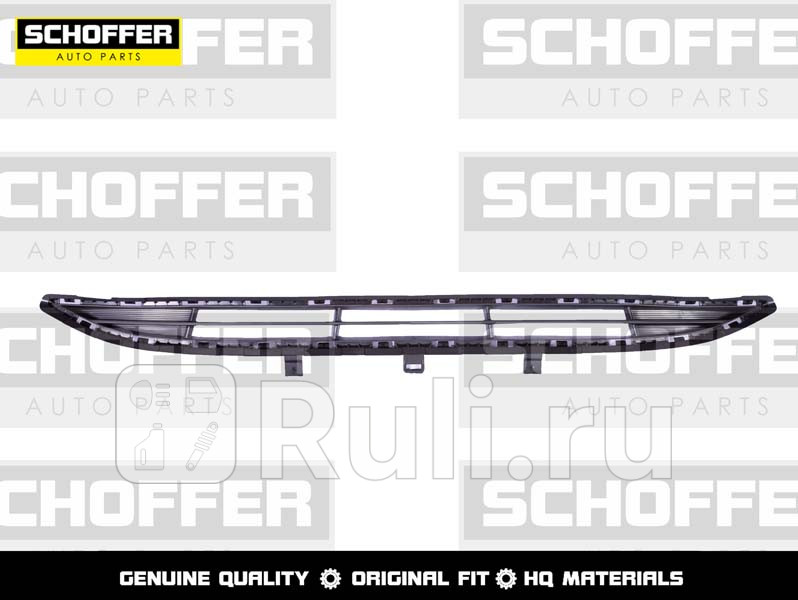 Решетка переднего бампера для Hyundai Solaris 2 2017-2020 SCHOFFER SHF02504 740₽
