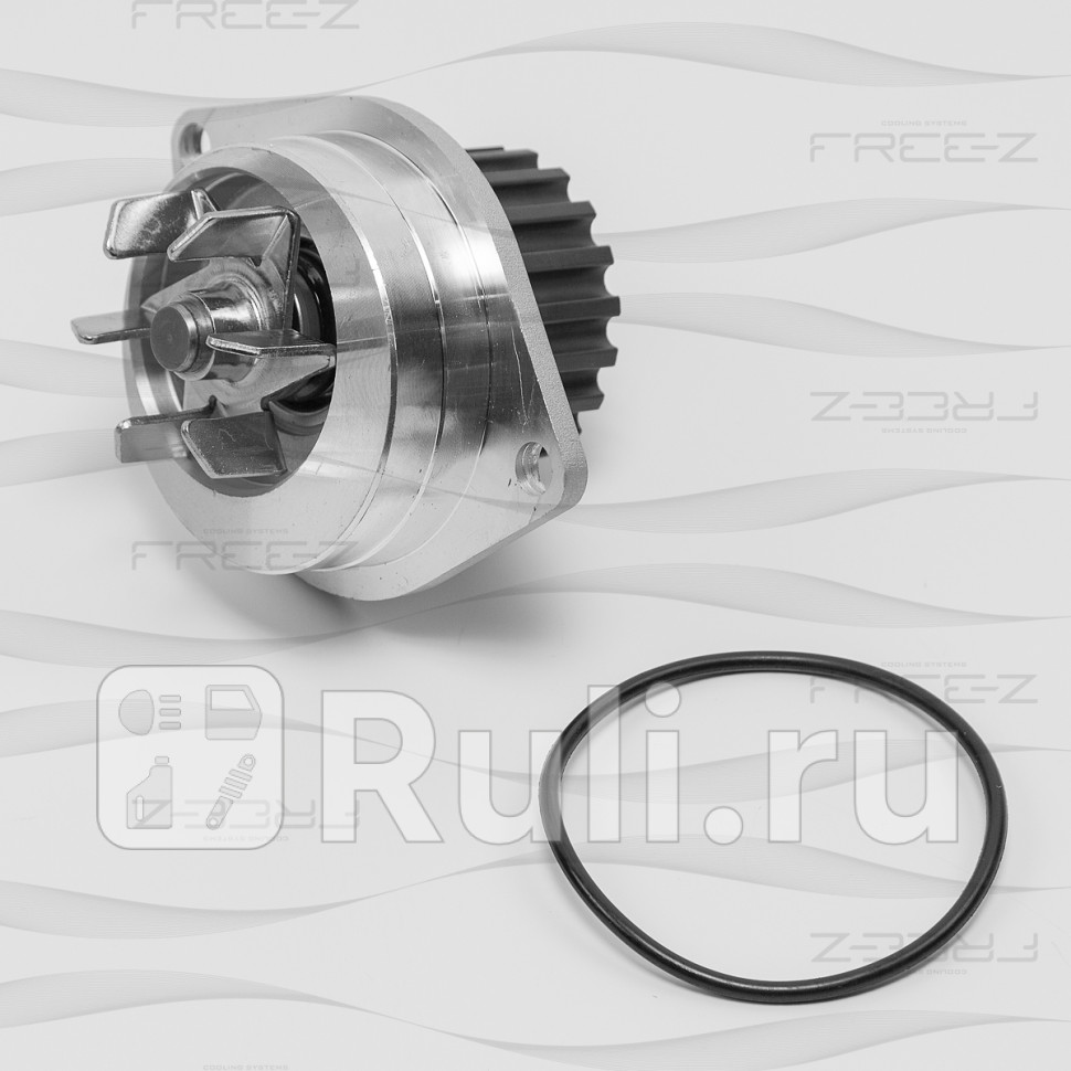 Насос водяной PEUGEOT 106 206 306 Partner 96- CITROEN Saxo Xsara Berlingo 96- FREE-Z KP0132 2010₽