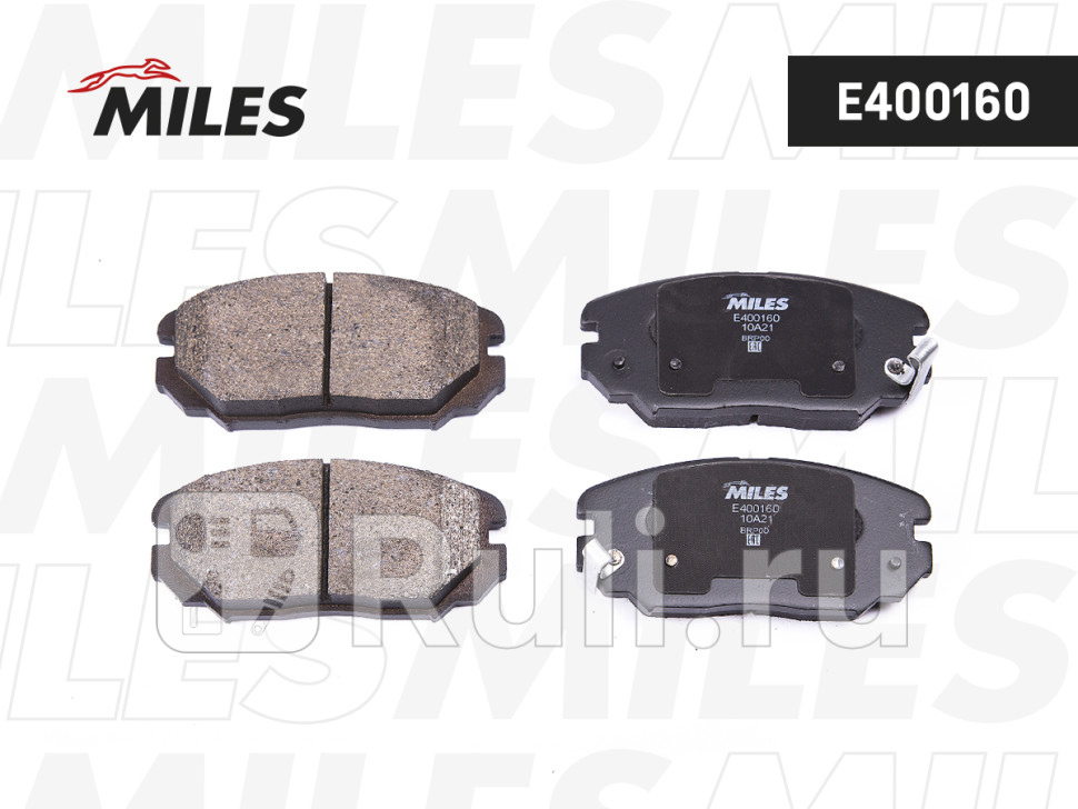 Колодки тормозные передние без датчика Смесь Low-Metallic HYUNDAI SONATA V TUCSON JM KIA SP MILES E400160 1530₽