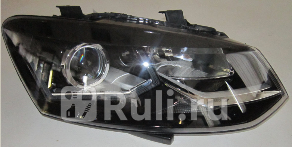 Тюнинг фара правая для Volkswagen Polo седан 2010- Forward VWPLO10-008-R 7030₽