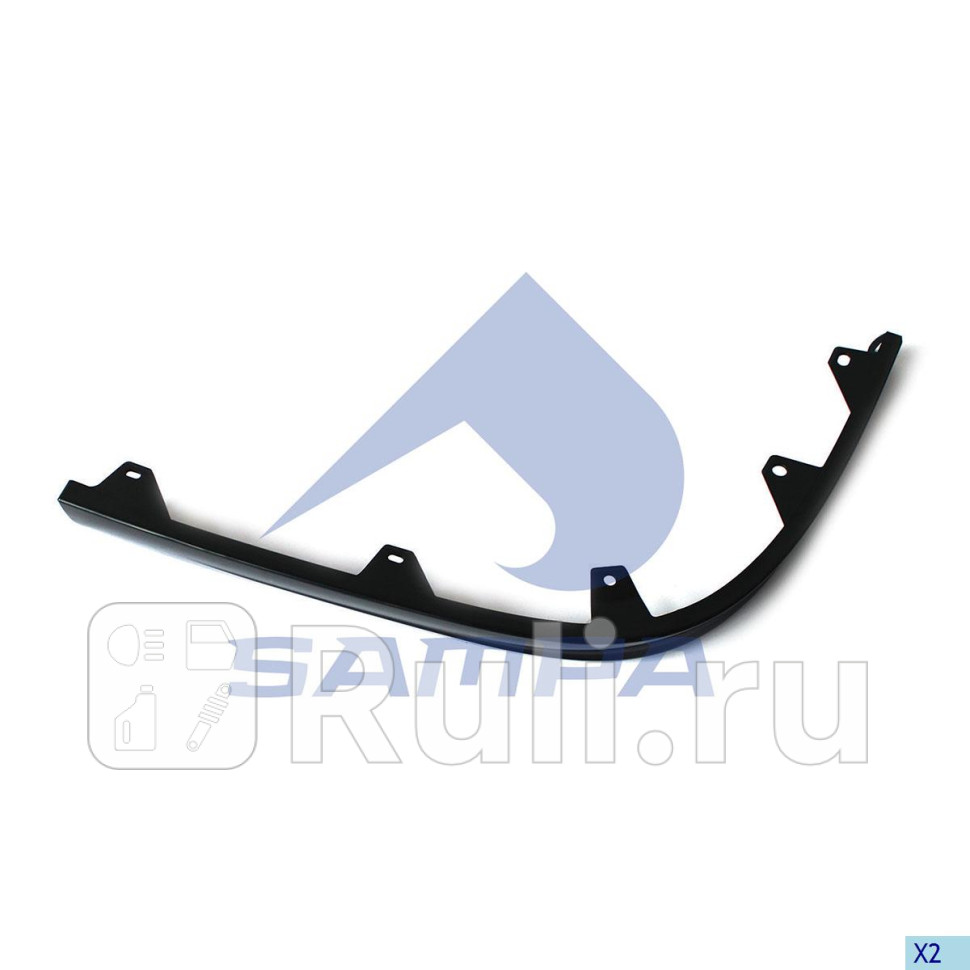 Спойлер переднего бампера правый Sampa 18300587 1270₽