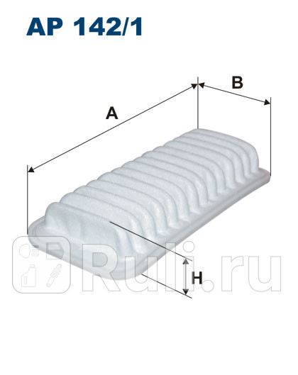 Фильтр воздушный для Toyota Echo 1999-2005 FILTRON AP 1421 930₽