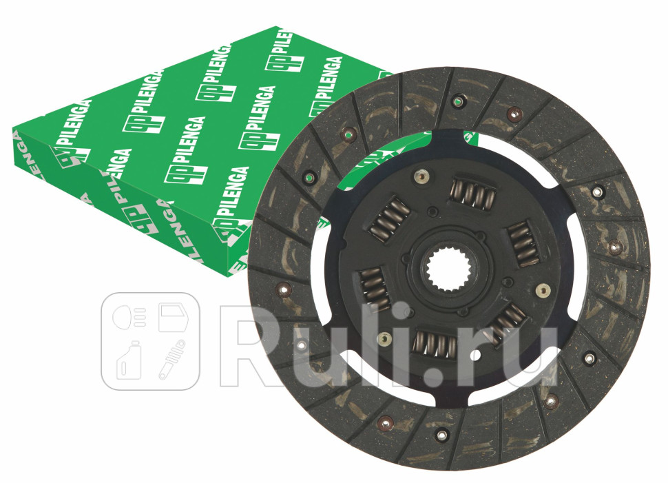 Диск сцепления ВАЗ 2108-21099 CD-P2004 Pilenga CD-P2004 1560₽