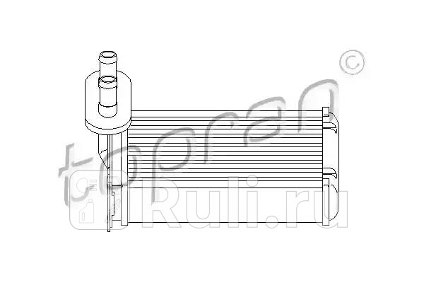 Радиатор отопителя HANS PRIES 103147755 0₽