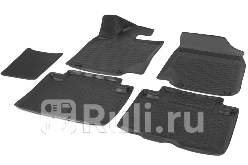 Коврики в салон 5 шт для Geely Atlas 2018-2020 RIVAL 11903001 2060₽