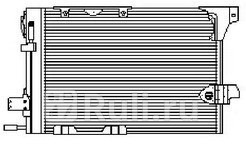 Радиатор кондиционера для Opel Astra G 1998- NISSENS 94384 10930₽