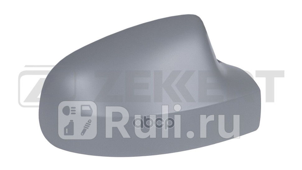 Крышка корпуса зеркала правая грунтованная Renault Logan 07- Dacia Sandero I II 08- Duster 10- Zekkert sp-8019 1030₽