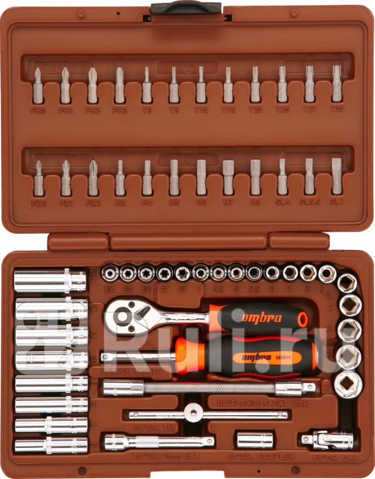 Набор инструмента 57 пр 14 6 гр Ombra OMBRA OMT57S 5950₽