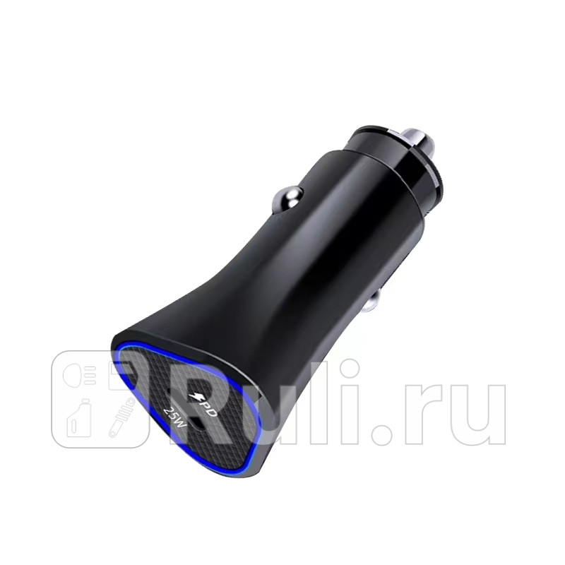 Зарядное устройство AVS 12 В 1 USB 3 А PD Type C 25W UC-725 AVS A07316S 520₽