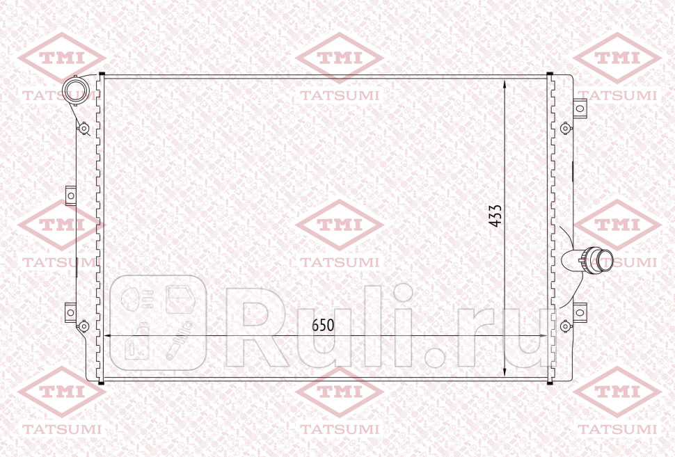 Радиатор охлаждения TATSUMI TGA1156 7570₽