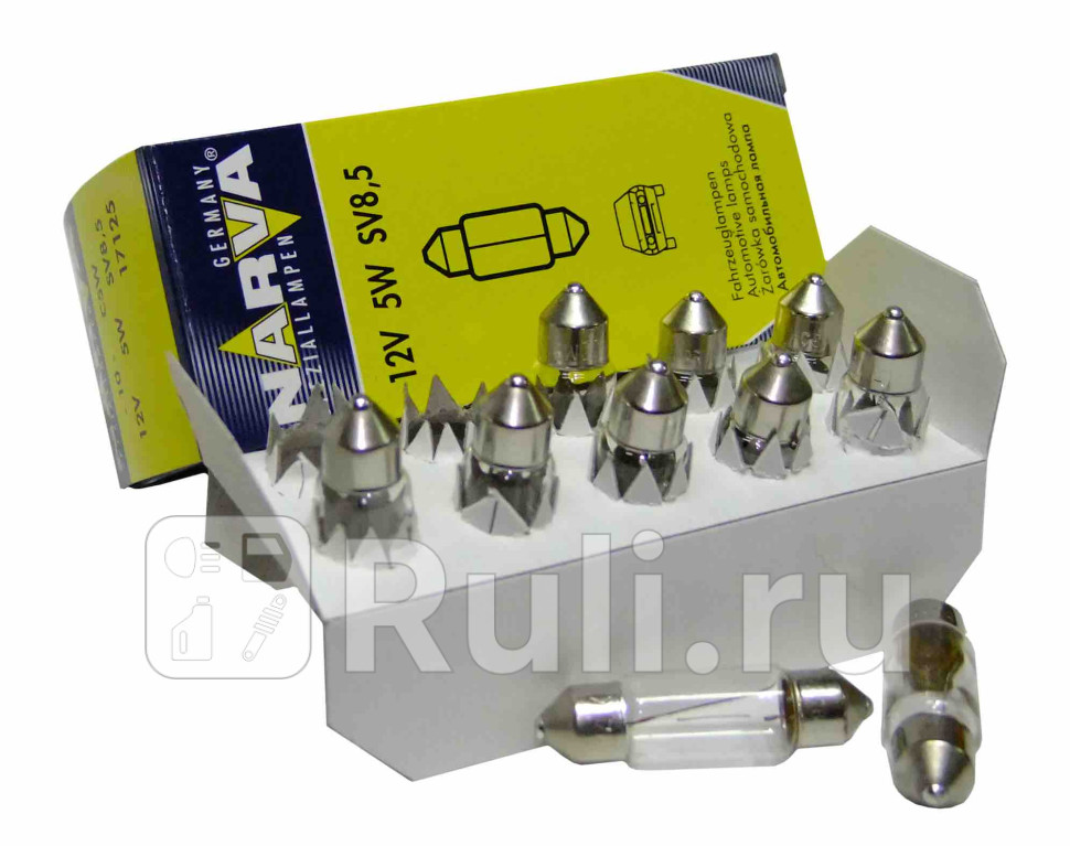 Лампа C5W 5W NARVA NARVA 17125 50₽