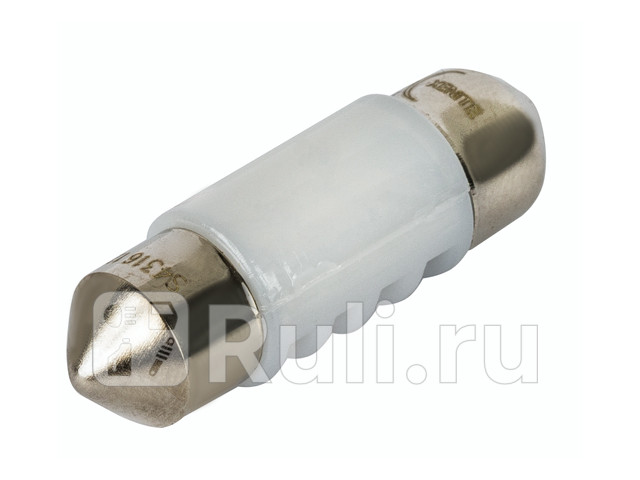 Светодиод 12 В 5 Вт салонный 31 мм белый 4 SMD 2 шт блистер Xenite XENITE 1009426 270₽